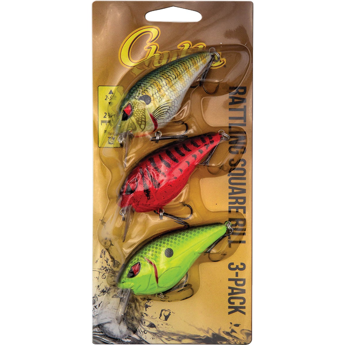 RATTLING SQUARE BILL 3PC PRO PACK