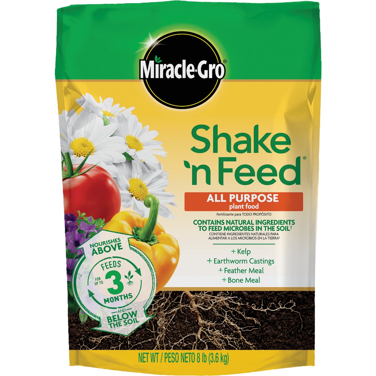 Miracle-Gro Shake 'n Feed 8 Lb. 12-4-8 All-Purpose Dry Plant Food
