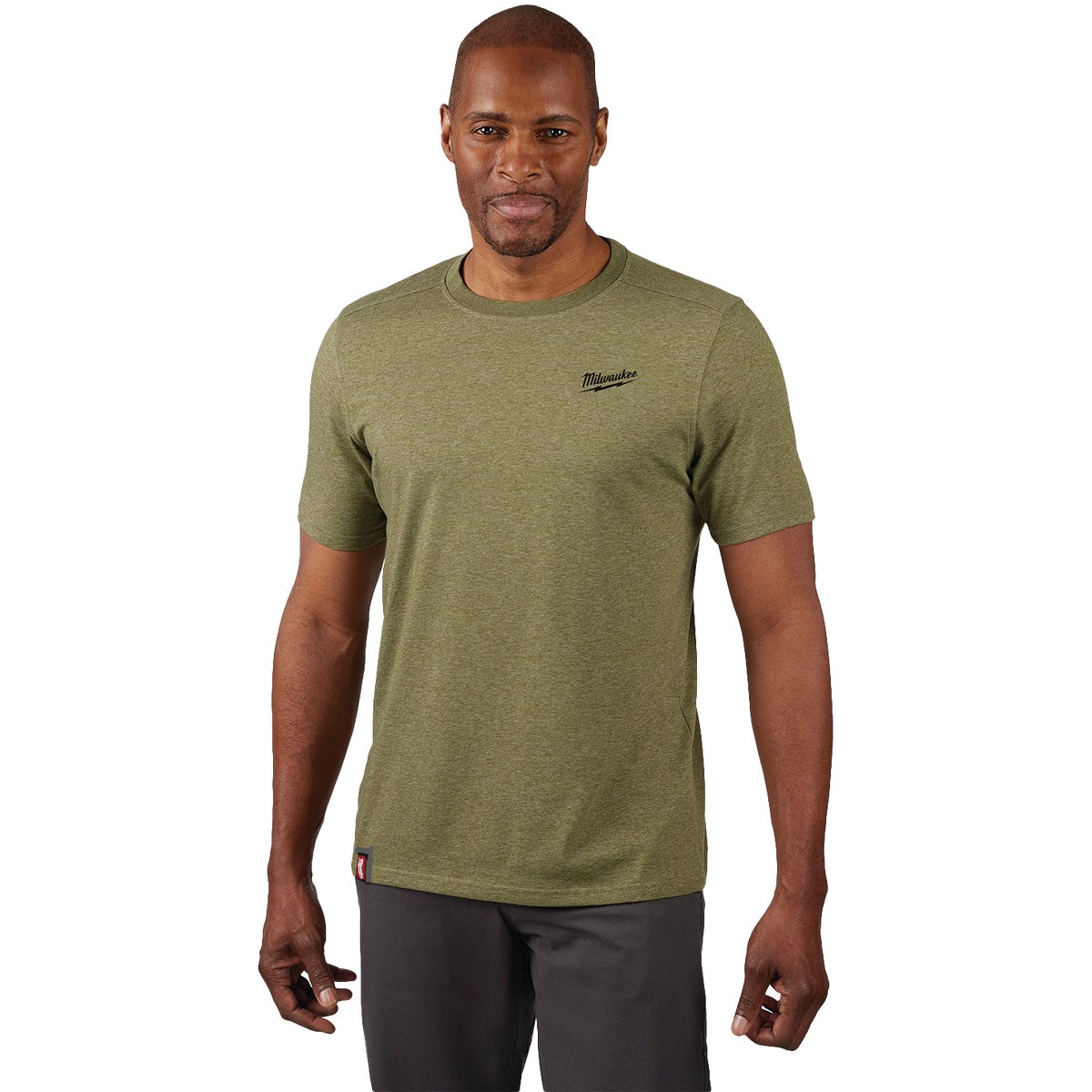 Milwaukee FREEFLEX Men's XL Green Hybrid Short Sleeve Work Shirt