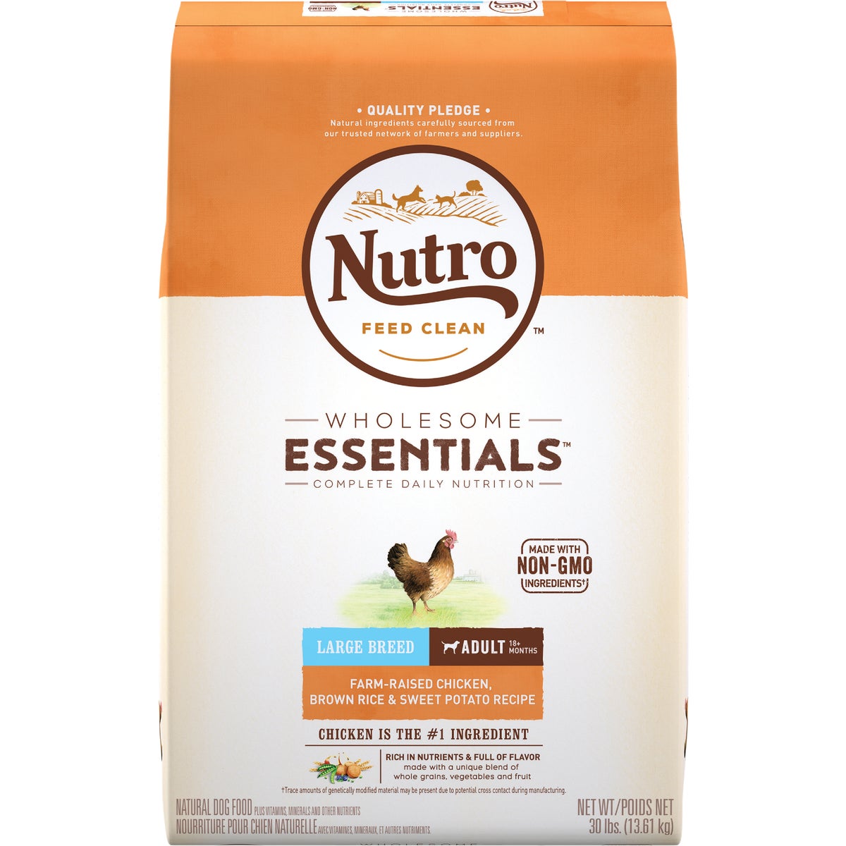 Nutro Wholesome Essentials 30 Lb. Chicken, Brown Rice, & Sweet Potato Large Breed Adult Dry Dog Food