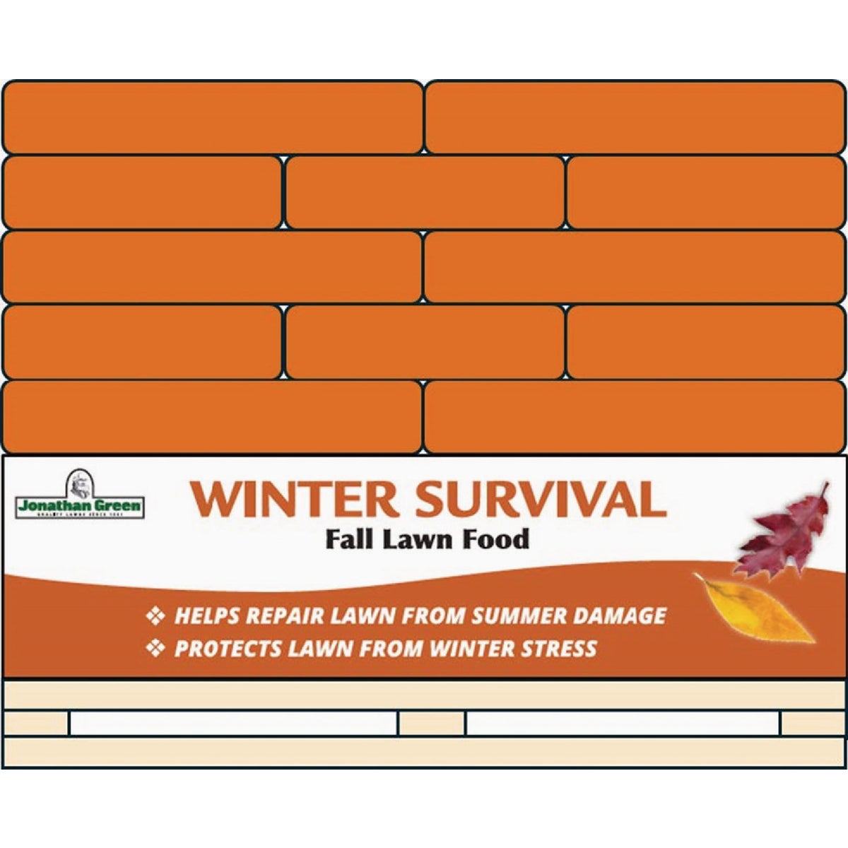 Jonathan Green Winter Survival 18 Lb. 5000 Sq. Ft. 10-0-20 Winterizer Fall Fertilizer Display