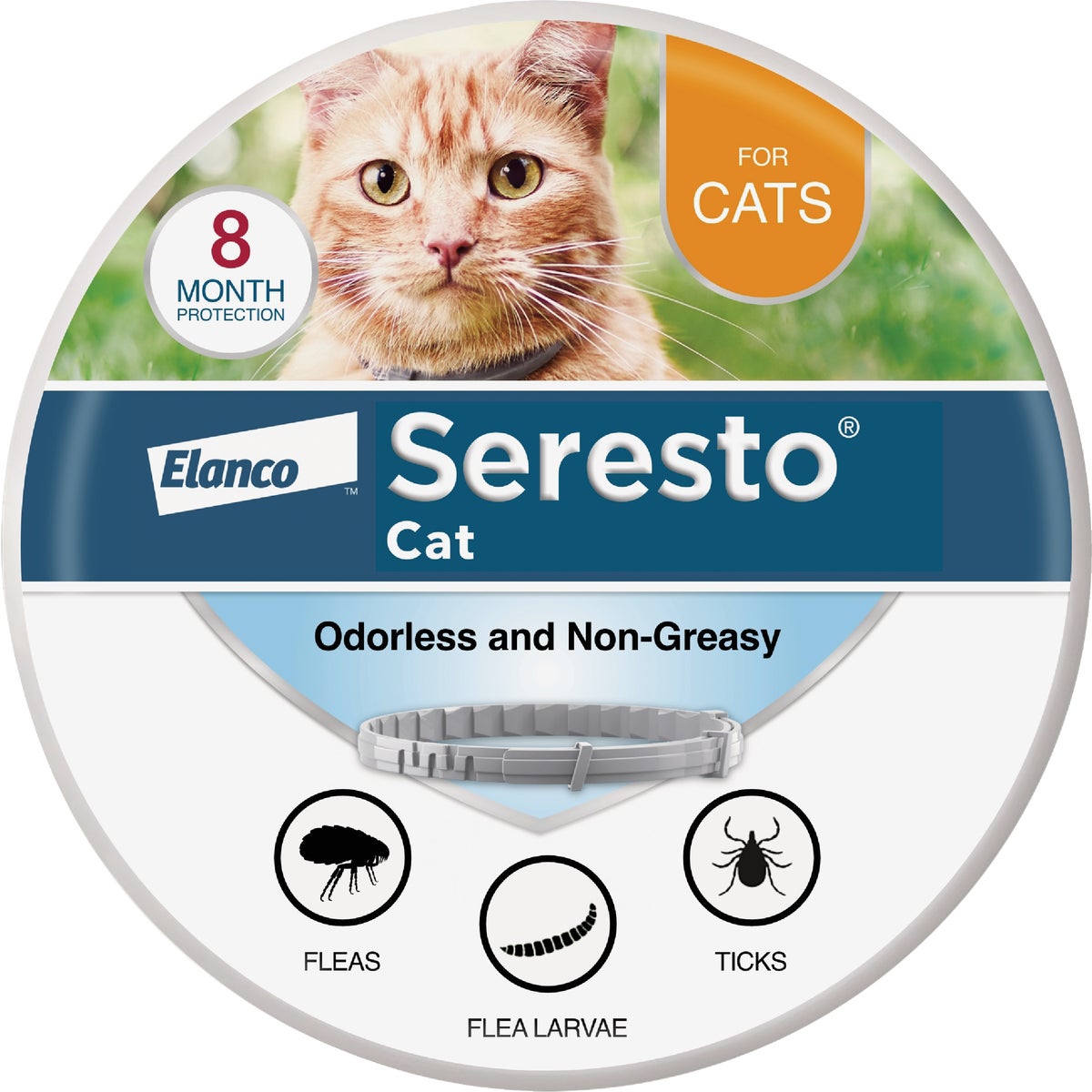 Seresto 8 Month Flea & Tick Collar for Cats