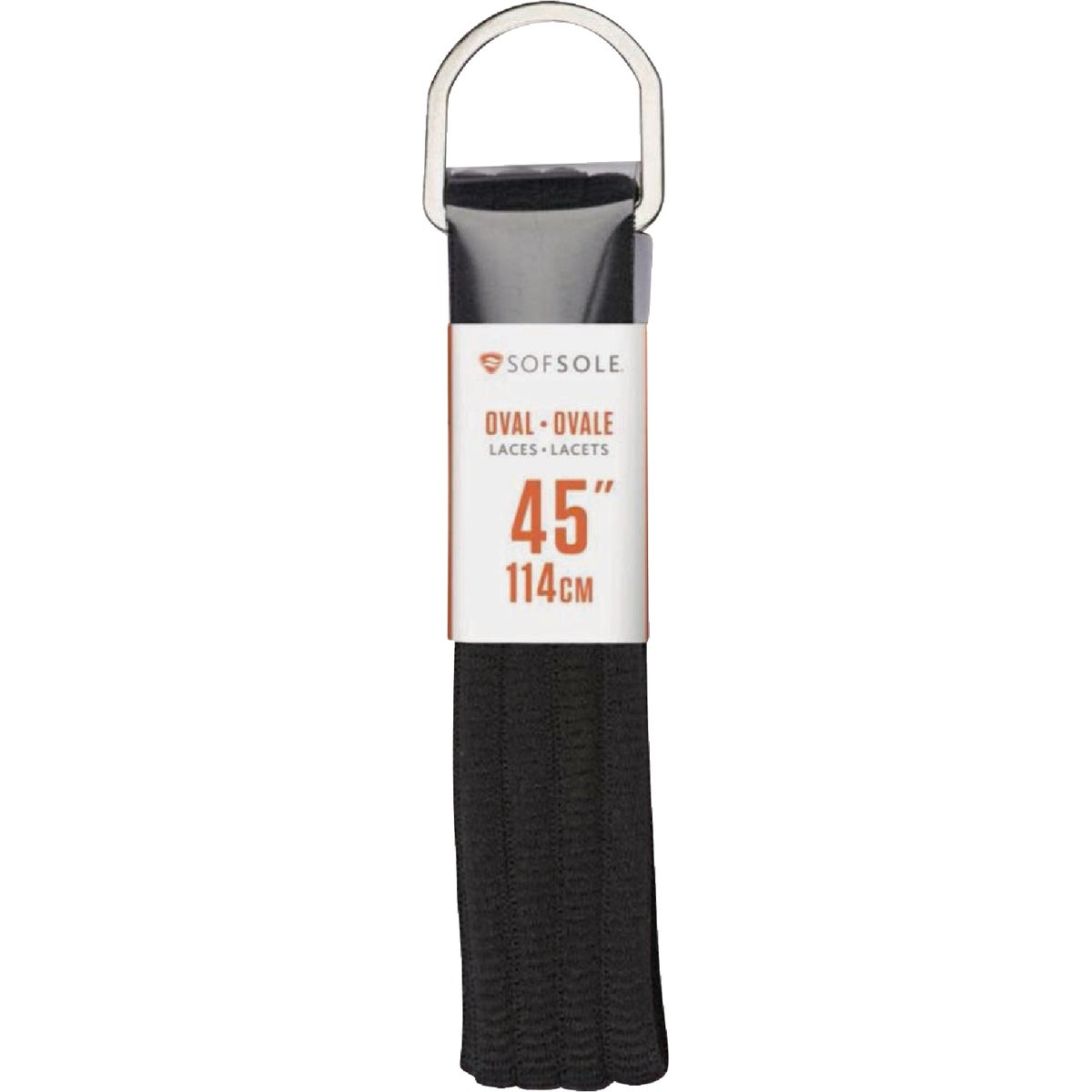 Sof Sole 45 In. Black Athletic Shoe Laces