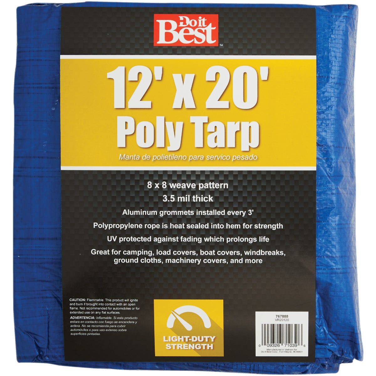 Do it Best General Purpose Blue Poly Tarp