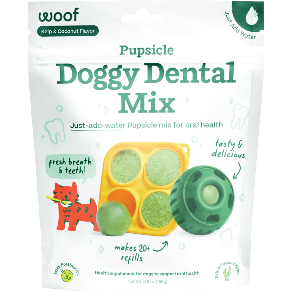 Woof Pupsicle 5.5 Oz. Doggy Dental Treat Mix