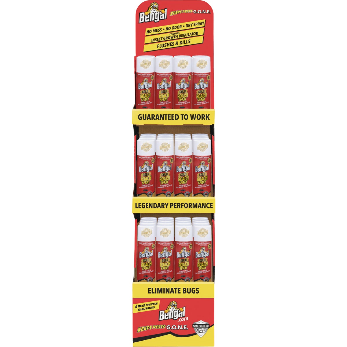 Bengal Gold 11 Oz. Roach Spray Display