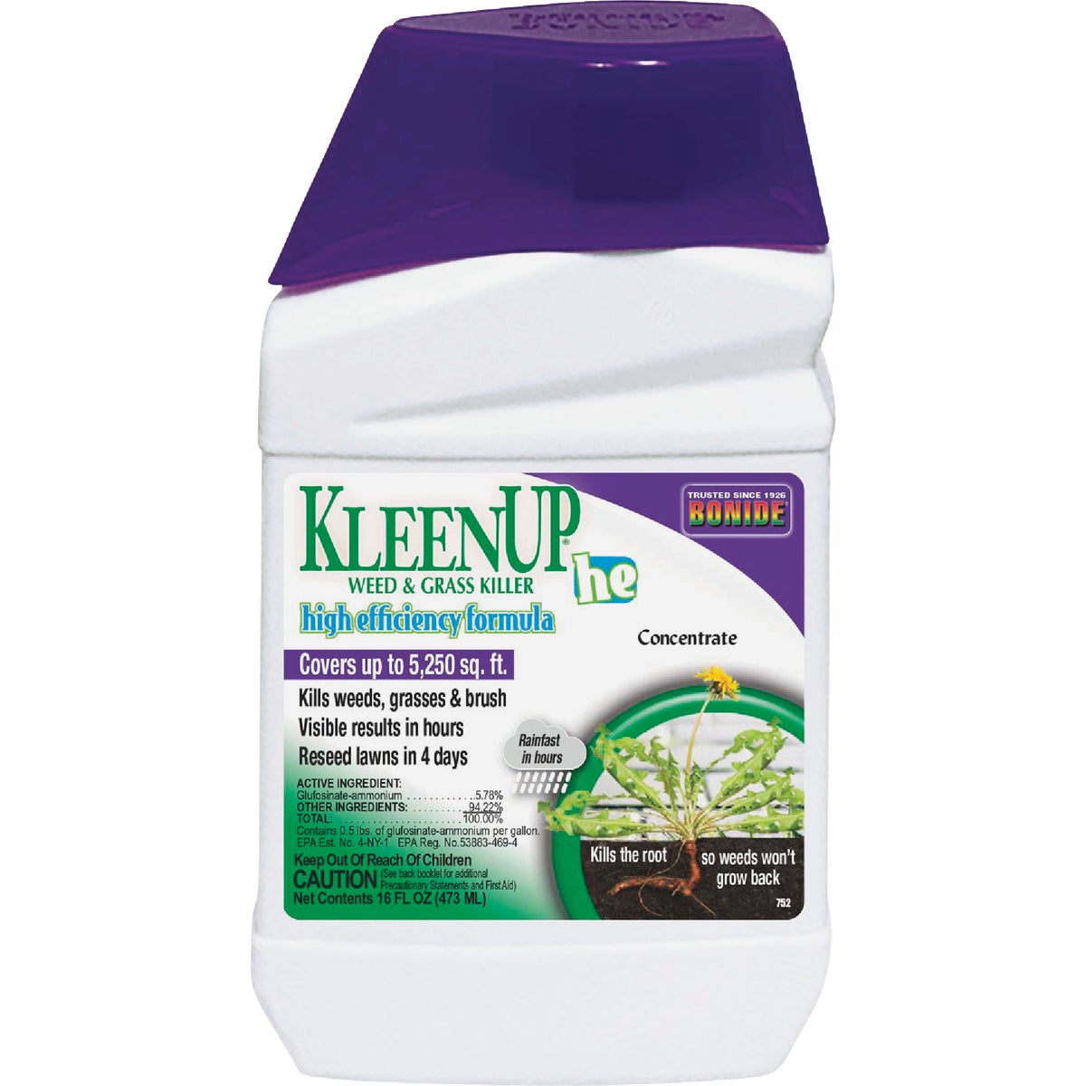 Bonide KleenUP High Efficiency Formula 1 Pt. Concentrate Weed & Grass Killer