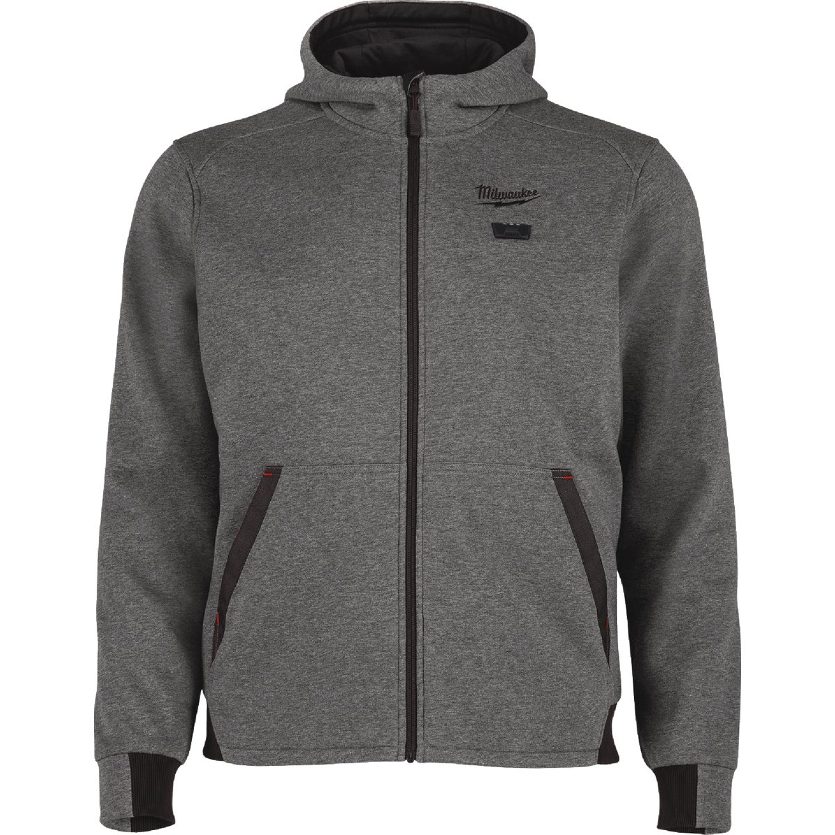 Milwaukee M12 Men's XL Gray Full-Zip Heated Hoodie