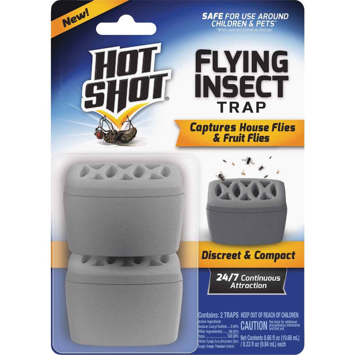 Hot Shot Flying Insect Trap (2-Pack)