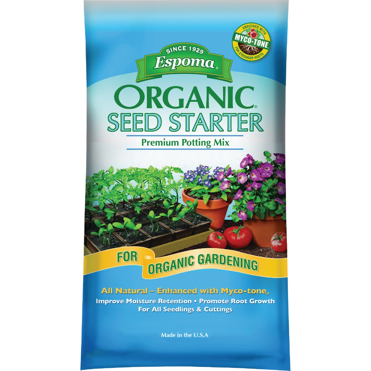 Espoma Organic 16 Qt. Premium Seed Starter Lightweight Potting Mix