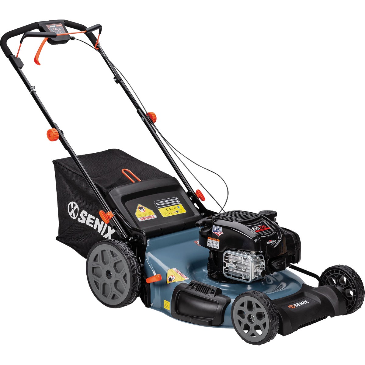 Senix 22 In. 163cc 3-In-1 Self-Propelled Gas Lawn Mower