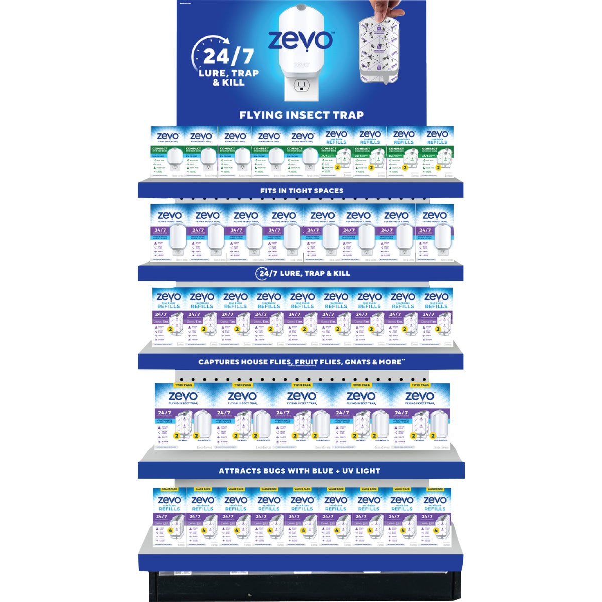 Zevo Flying Insect Trap End Cap POP