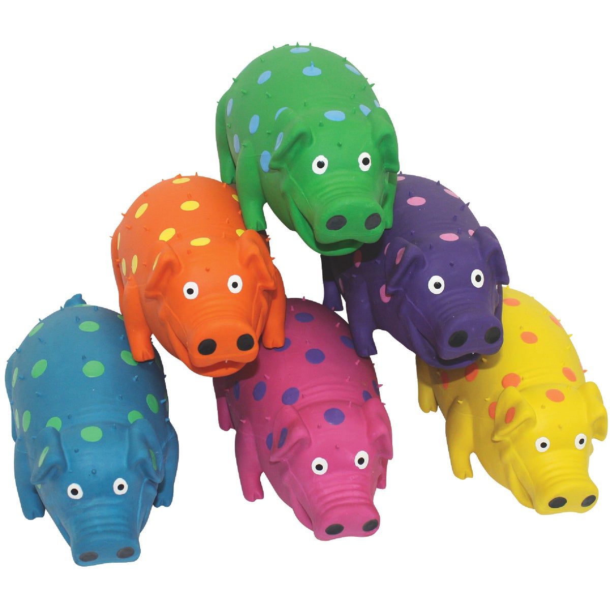 Multipet Globlets Pig Dog Toy