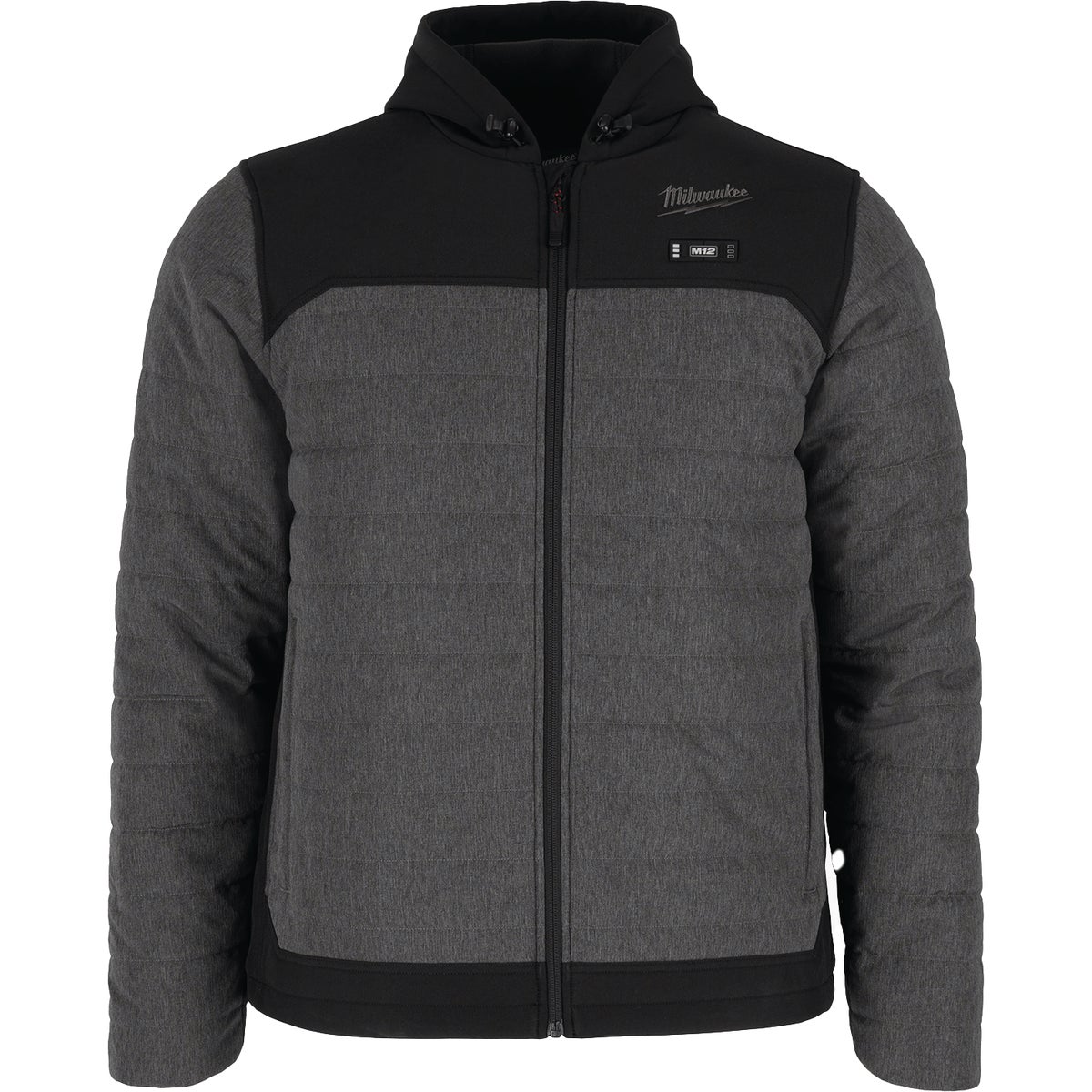 Milwaukee M12 AXIS Men's Gray Cordless Heated Jacket, XL