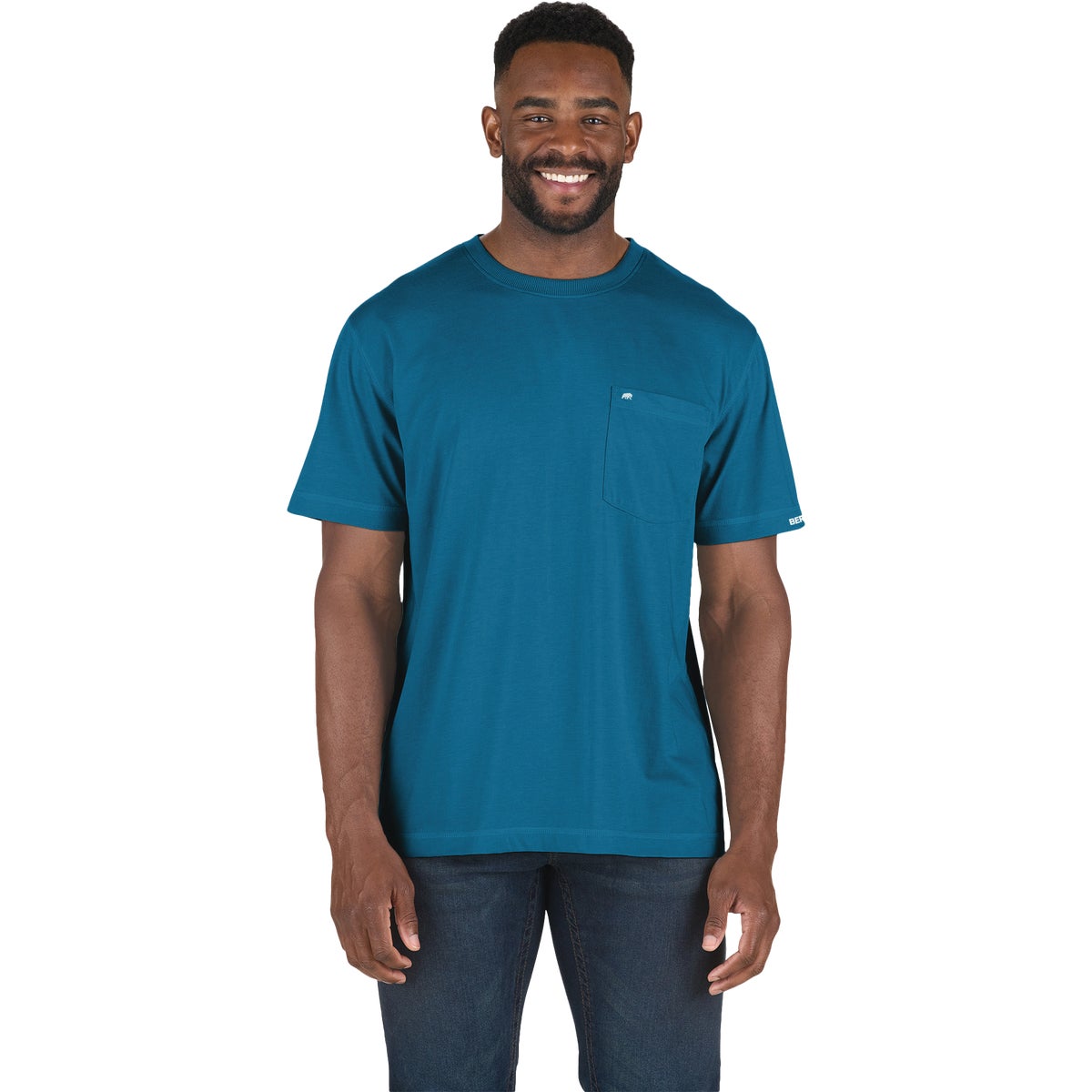 Berne Performance Men's Tall 4XL Riptide Short Sleeve Pocket T-Shirt