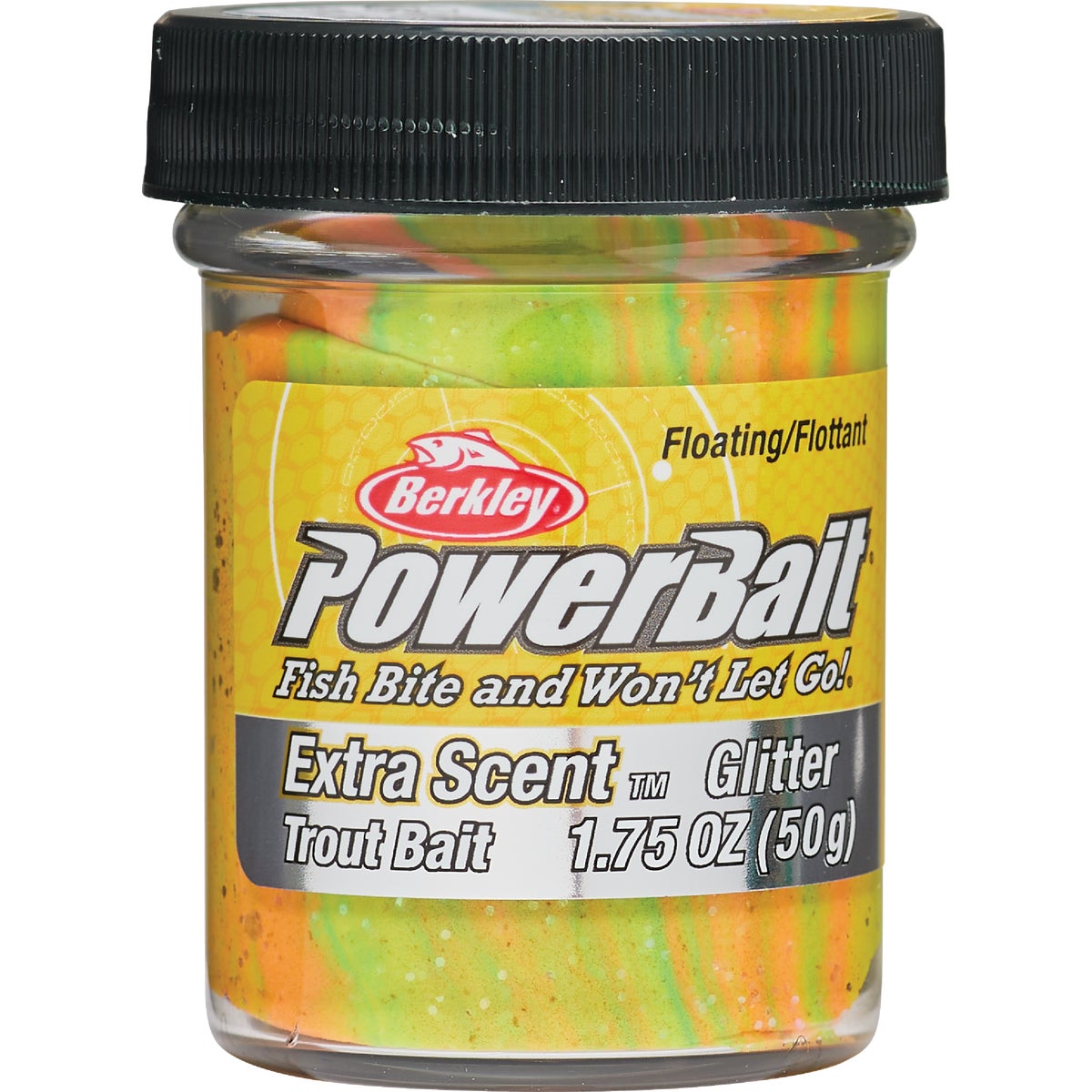 Berkley PowerBait Rainbow Glitter Trout Bait Extra Scent