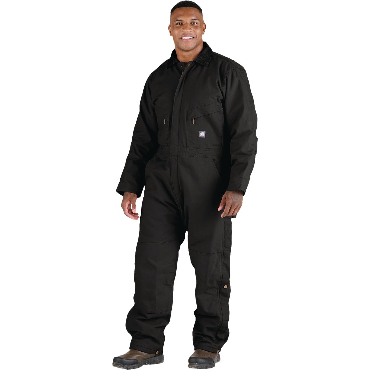 Berne Men's 2XL Black Heritage Insulated Duck Coverall