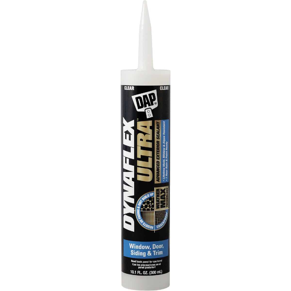 DAP DYNAFLEX ULTRA 10.1 Oz. Window, Door, Siding & Trim Sealant, Clear