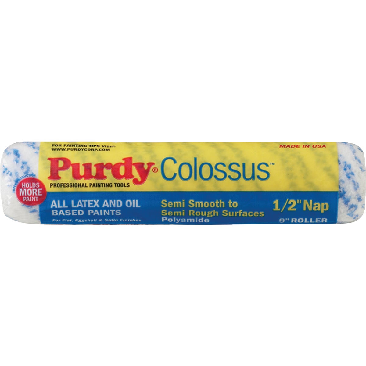 Purdy Colossus 9 In. x 1/2 In. Woven Fabric Roller Cover