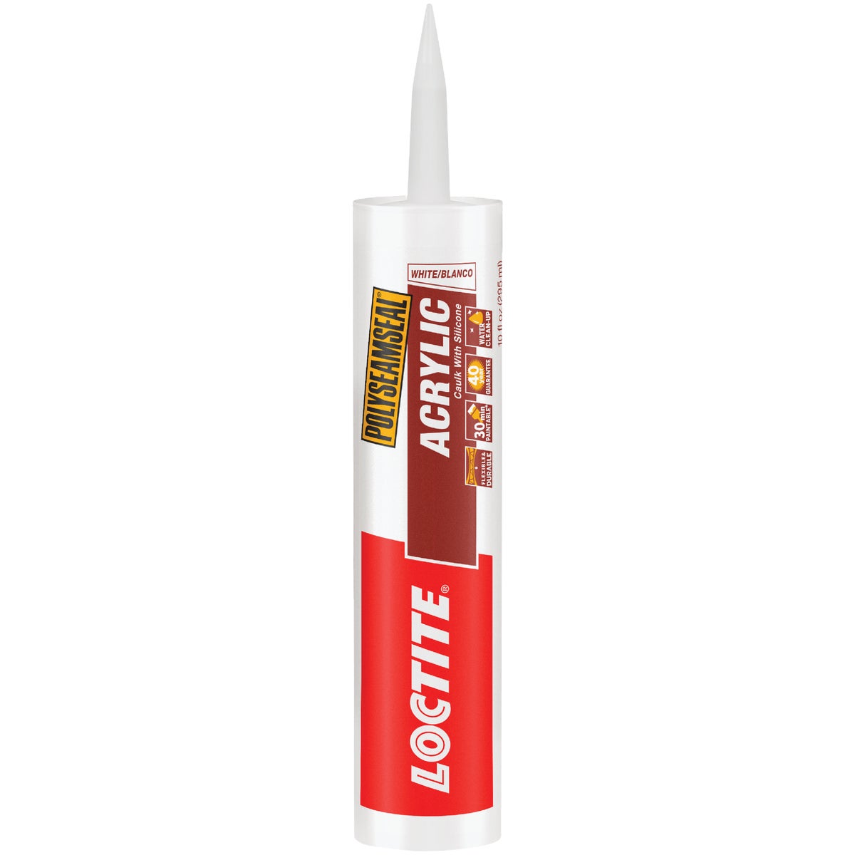 10OZ WHT ACRYLIC CAULK