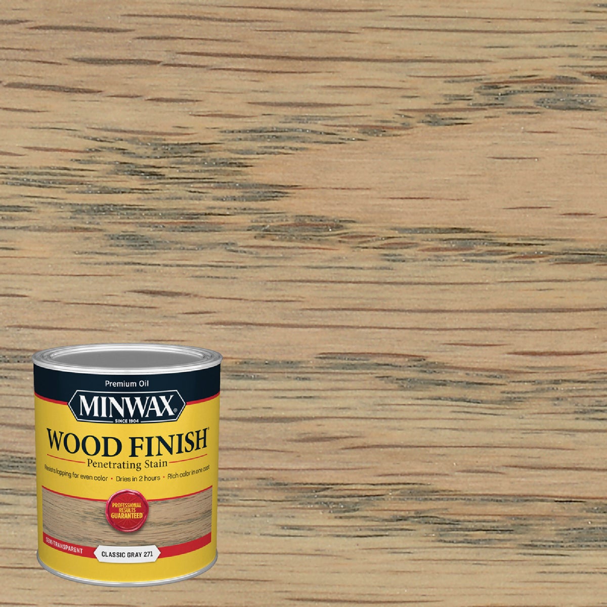 Minwax Wood Finish Penetrating Stain, Classic Gray, 1 Qt.