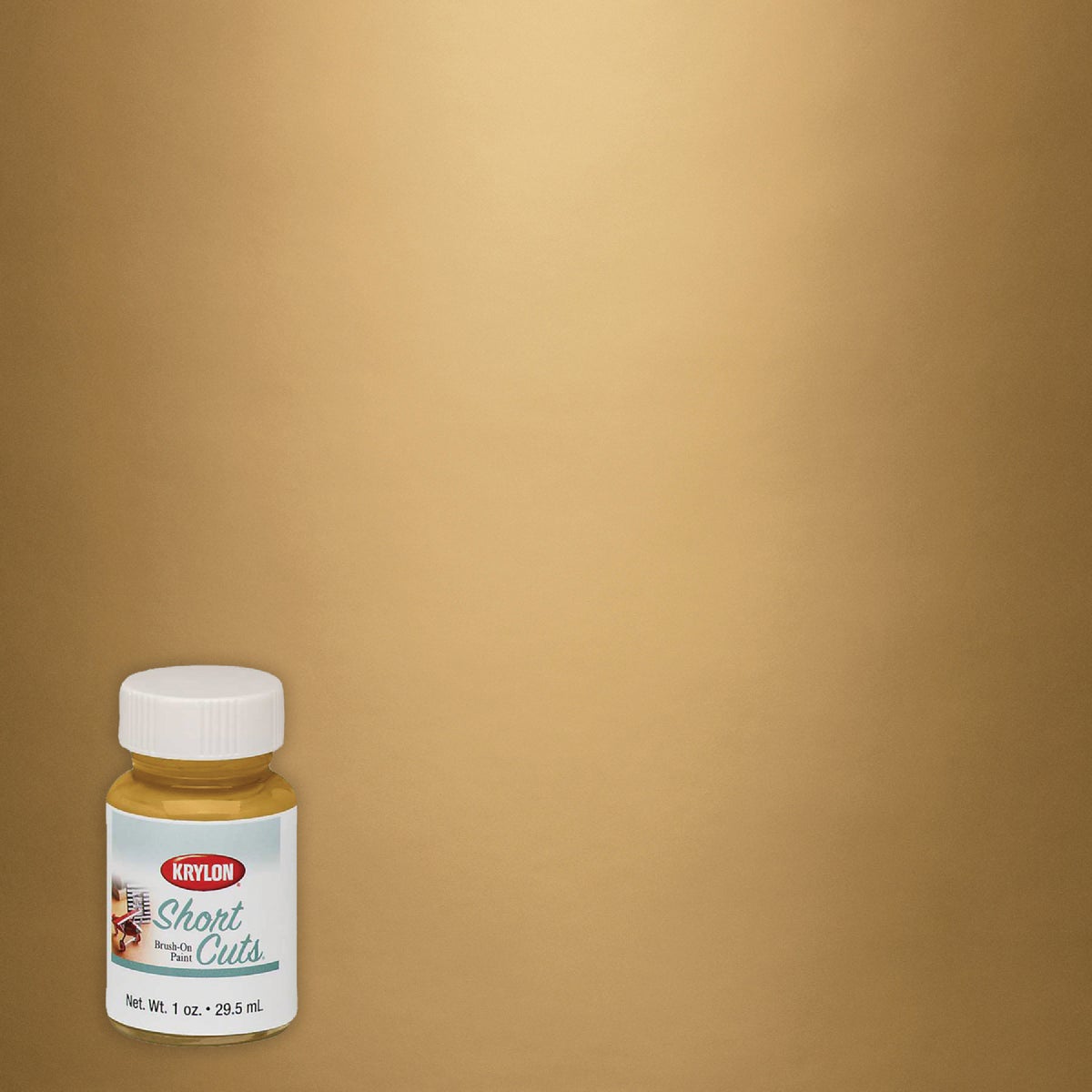 Krylon Short Cuts Gold High Gloss Mettalic 1 Fl. Oz. Hobby Paint