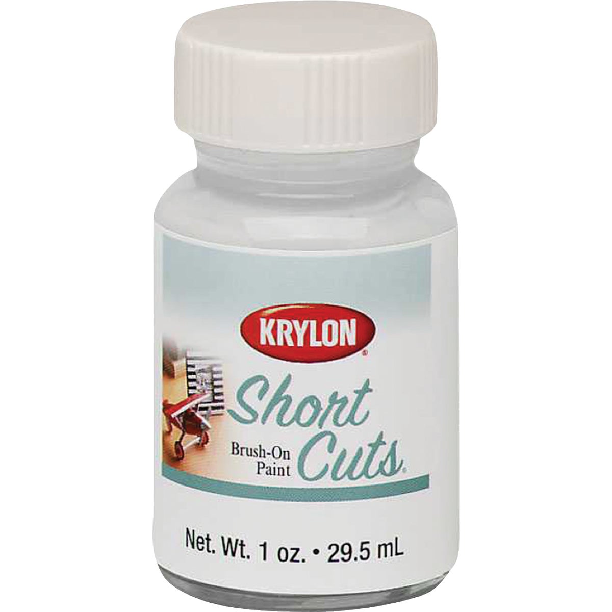 Krylon Short Cuts White High Gloss 1 Fl. Oz. Hobby Paint