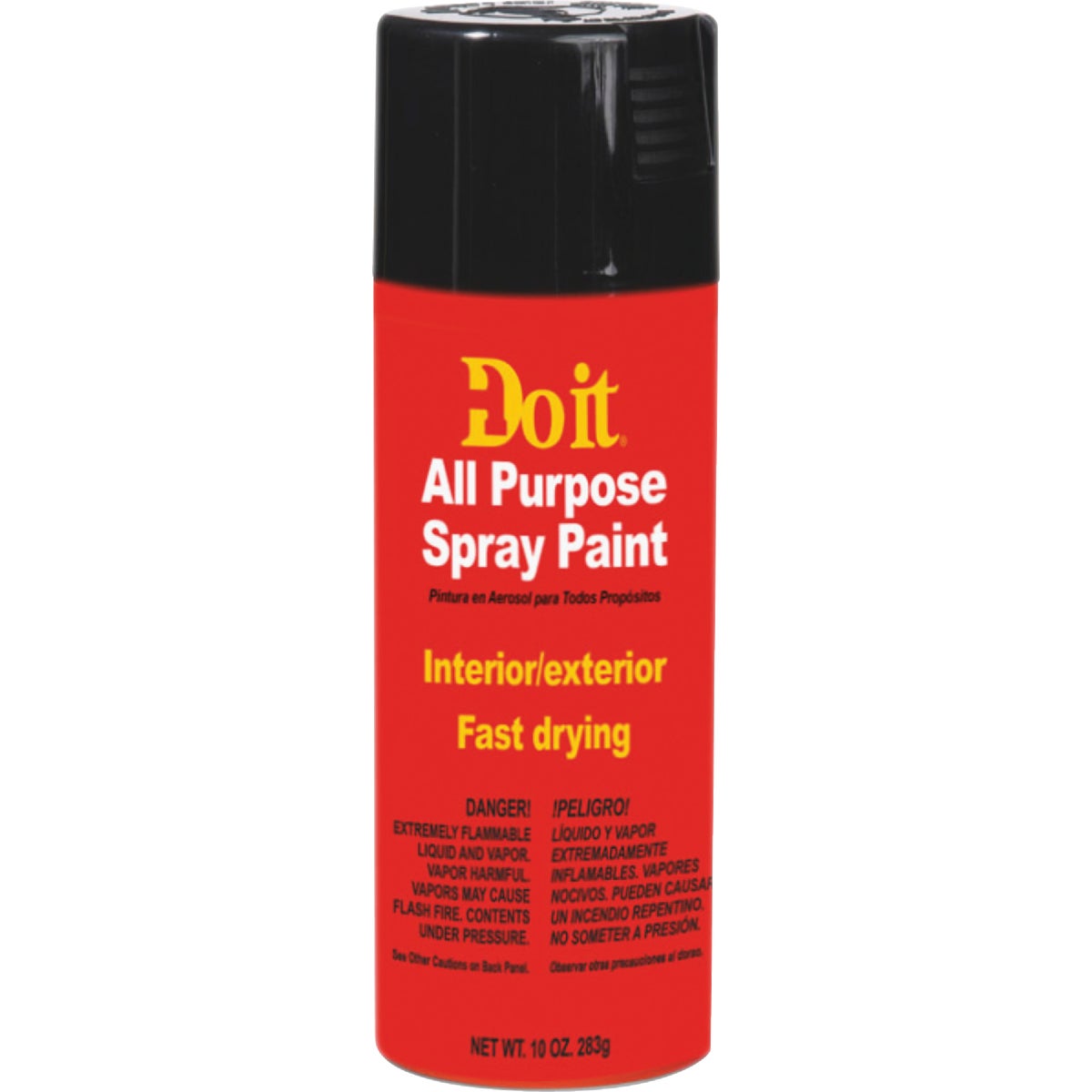 Do it 10 Oz. Flat All Purpose Spray Paint, Black