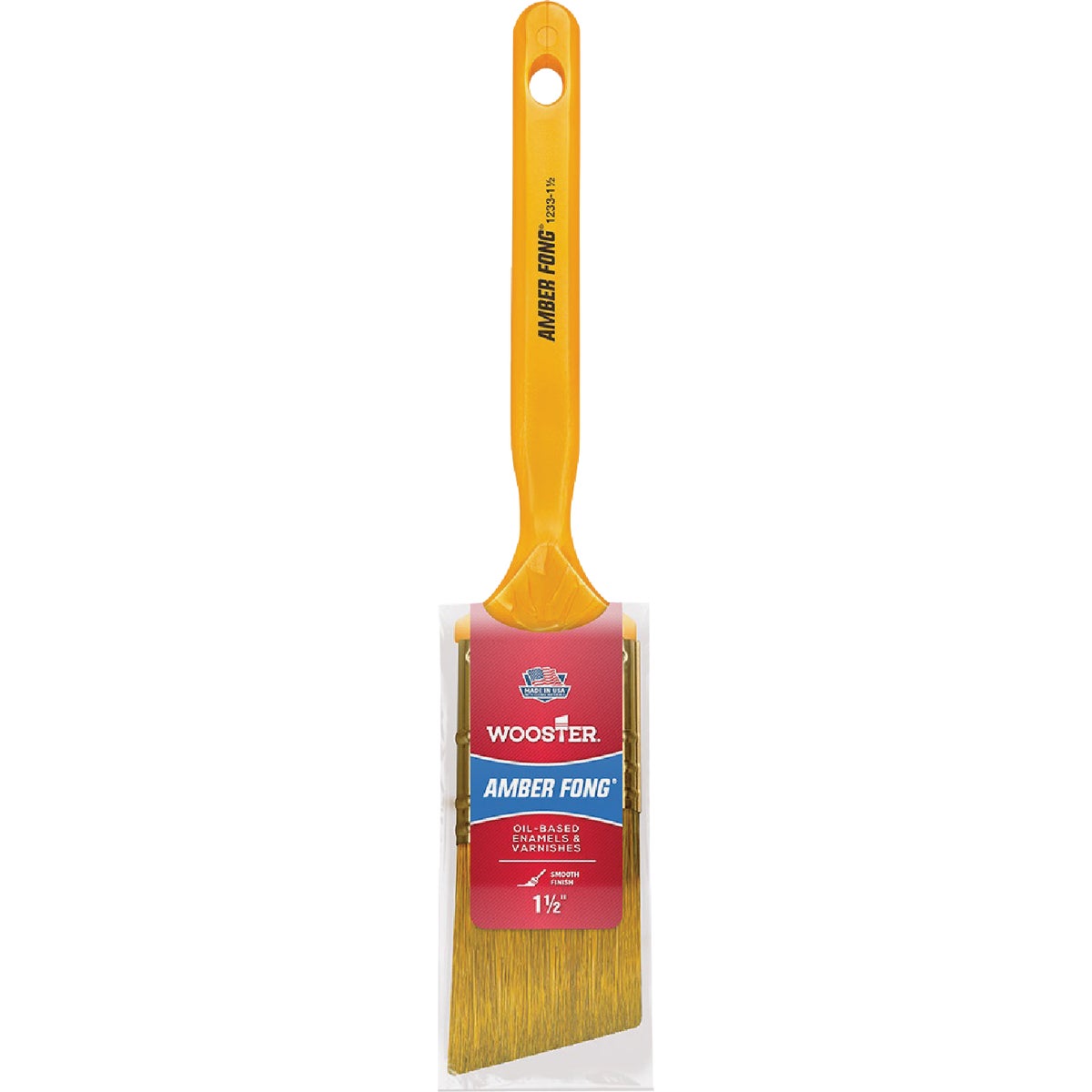 Wooster Amber Fong 1-1/2 In. Angle Sash Paint Brush