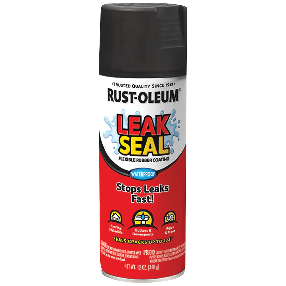 Rust-Oleum LeakSeal 12 Oz. Flexible Rubber Coating, Black