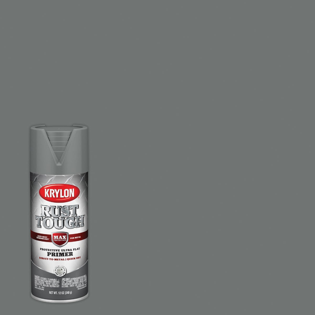 Krylon Rust Tough Gray 12 Oz. All-Purpose Spray Paint Primer