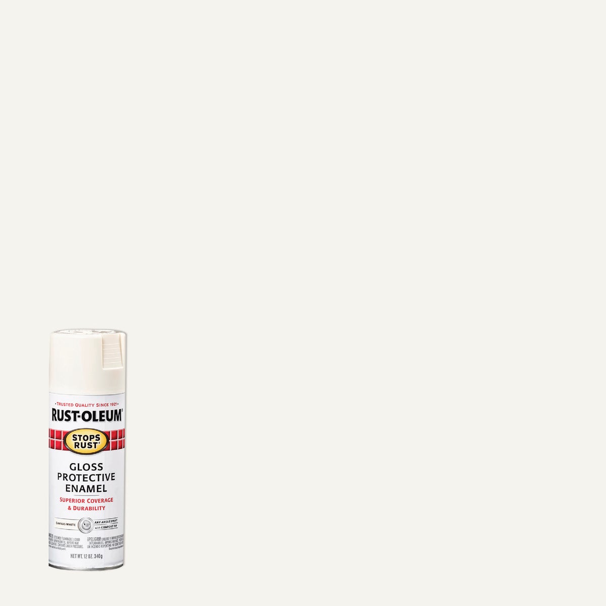Rust-Oleum Stops Rust 12 Oz. Canvas White Gloss Anti-Rust Spray Paint