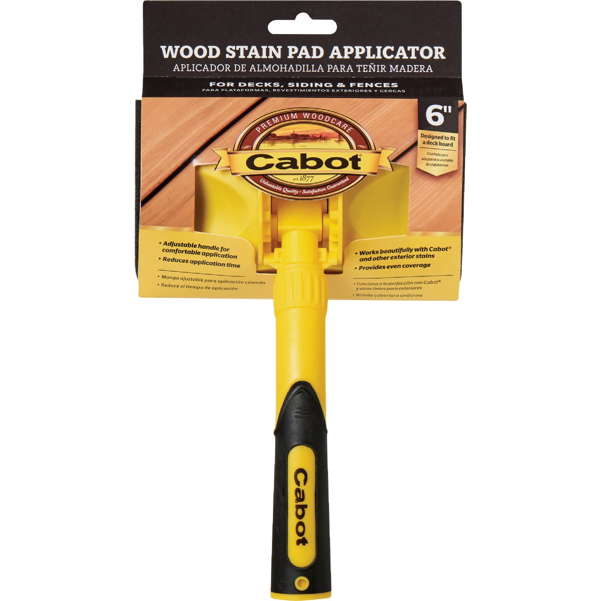 Cabot Synthetic Fabric 6 In. Pad Applicator