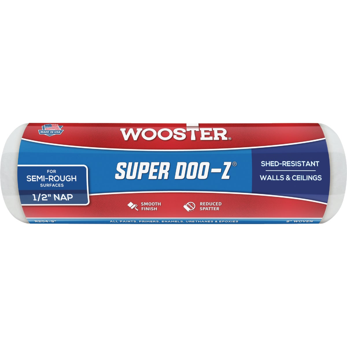 Wooster Super Doo-Z 9 In. x 1/2 In. Woven Fabric Roller Cover