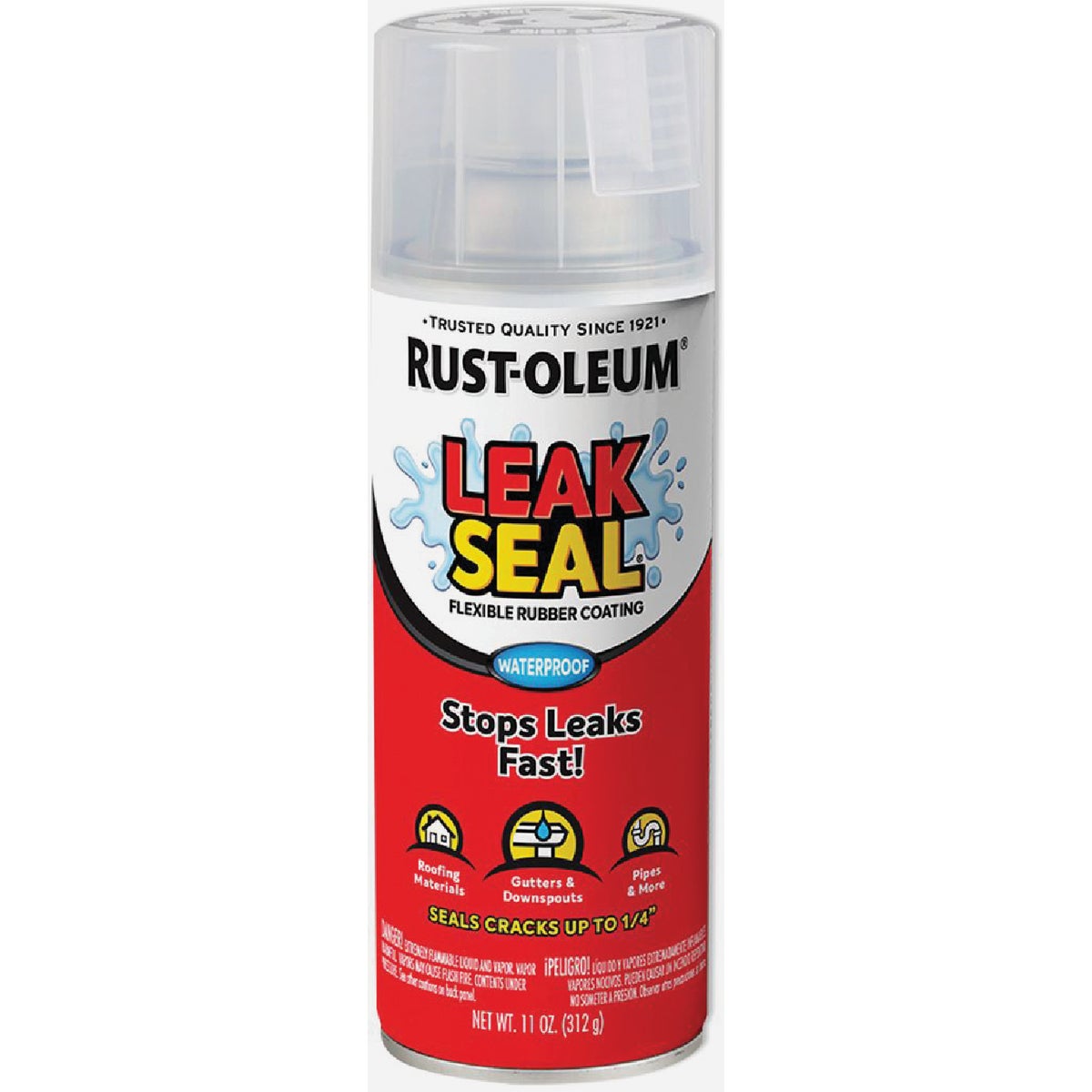 Rust-Oleum LeakSeal 12 Oz. Flexible Rubber Coating, Clear