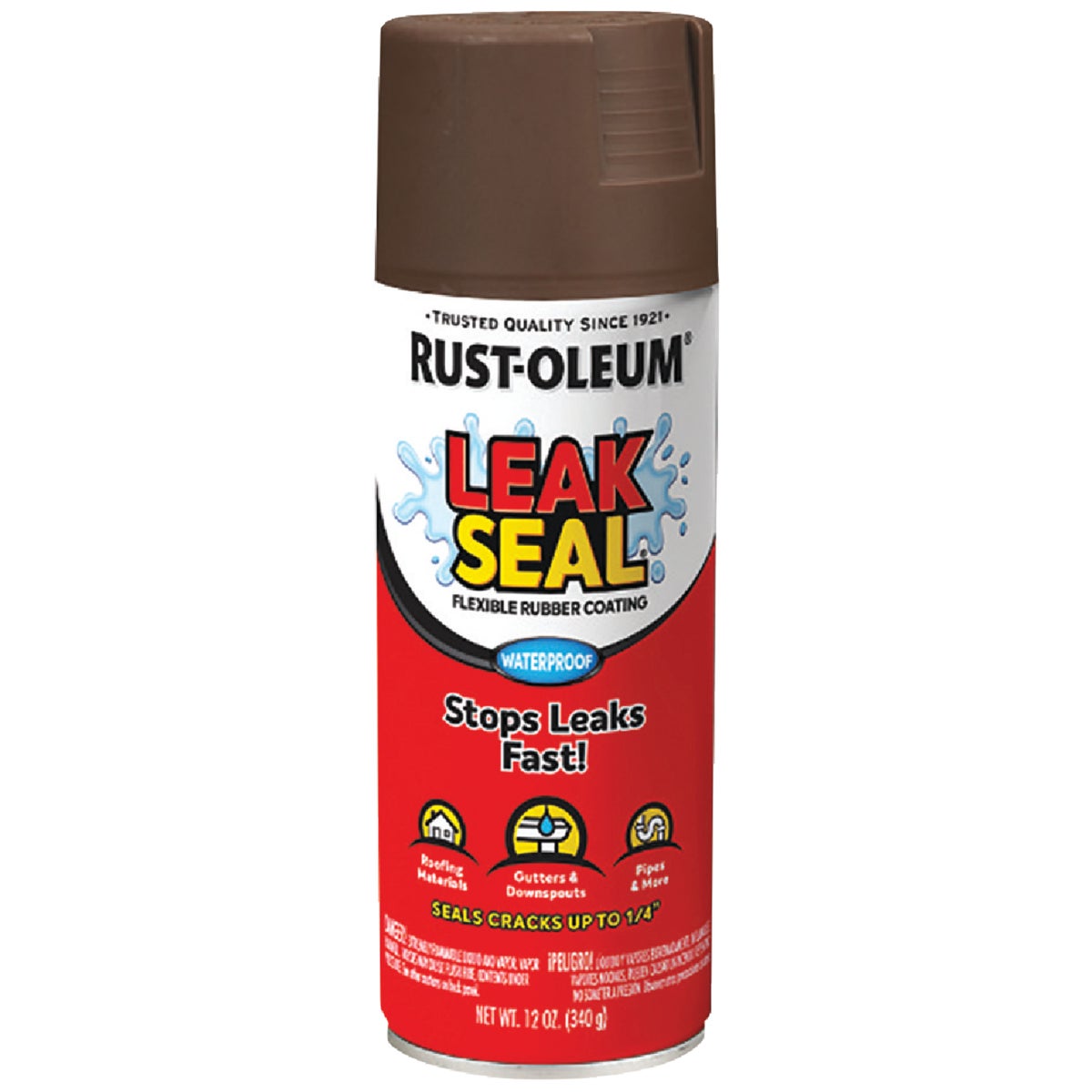 Rust-Oleum LeakSeal 12 Oz. Flexible Rubber Coating, Brown