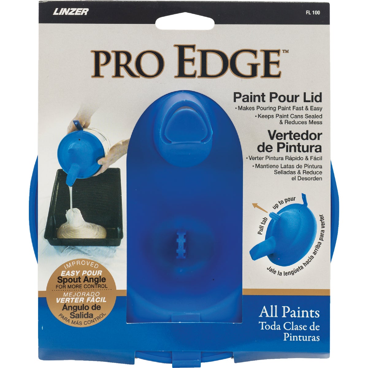 Linzer Pro Edge 1 Gal. 6.75 In. Paint Pour Lid