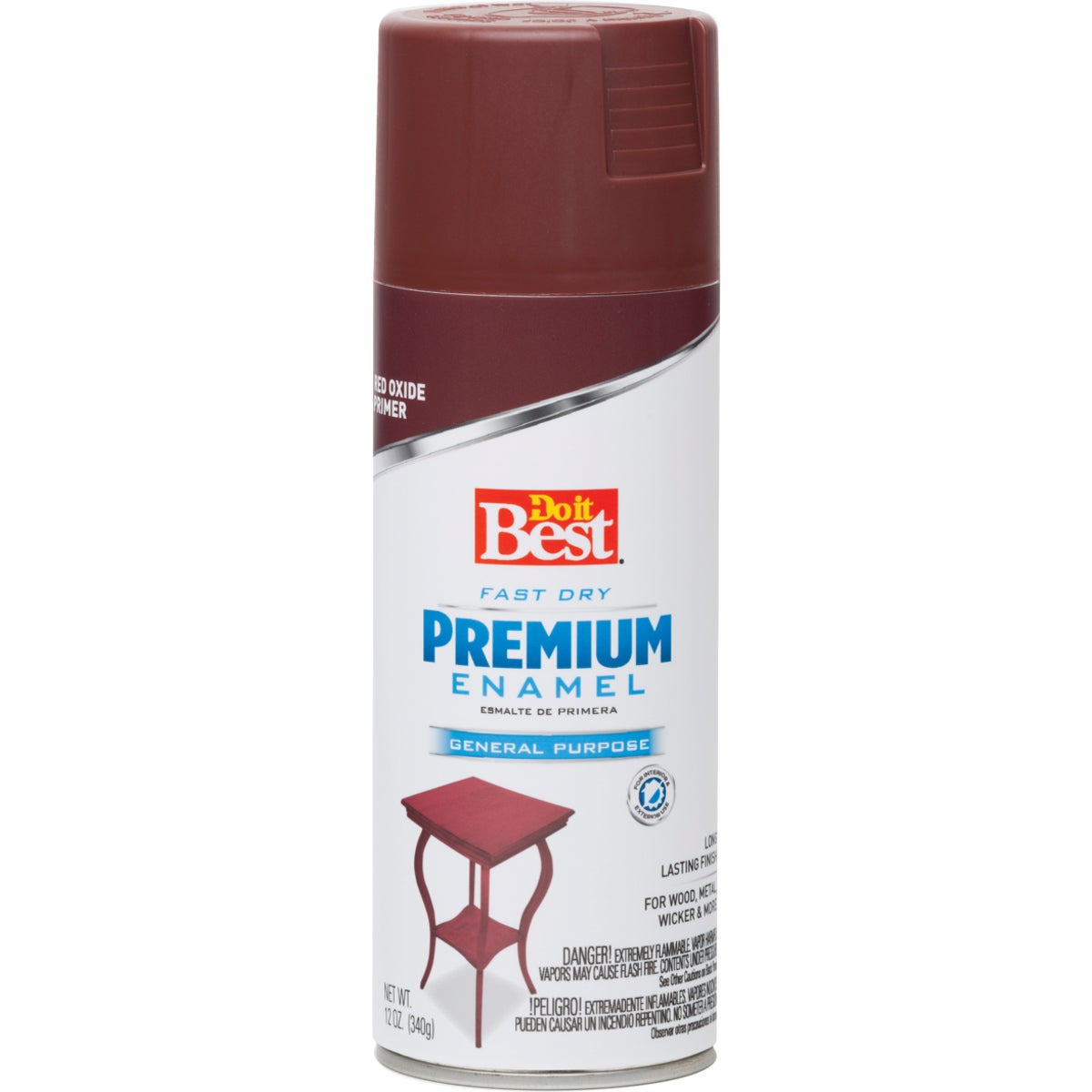 Do it Best Premium Enamel Red 12 Oz. All-Purpose Spray Paint Primer