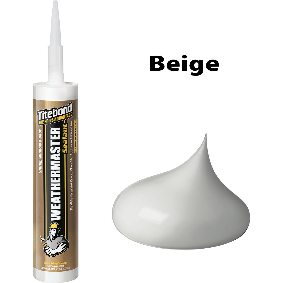 Titebond WeatherMaster 10 Oz. Polymer Sealant, 46031 Beige