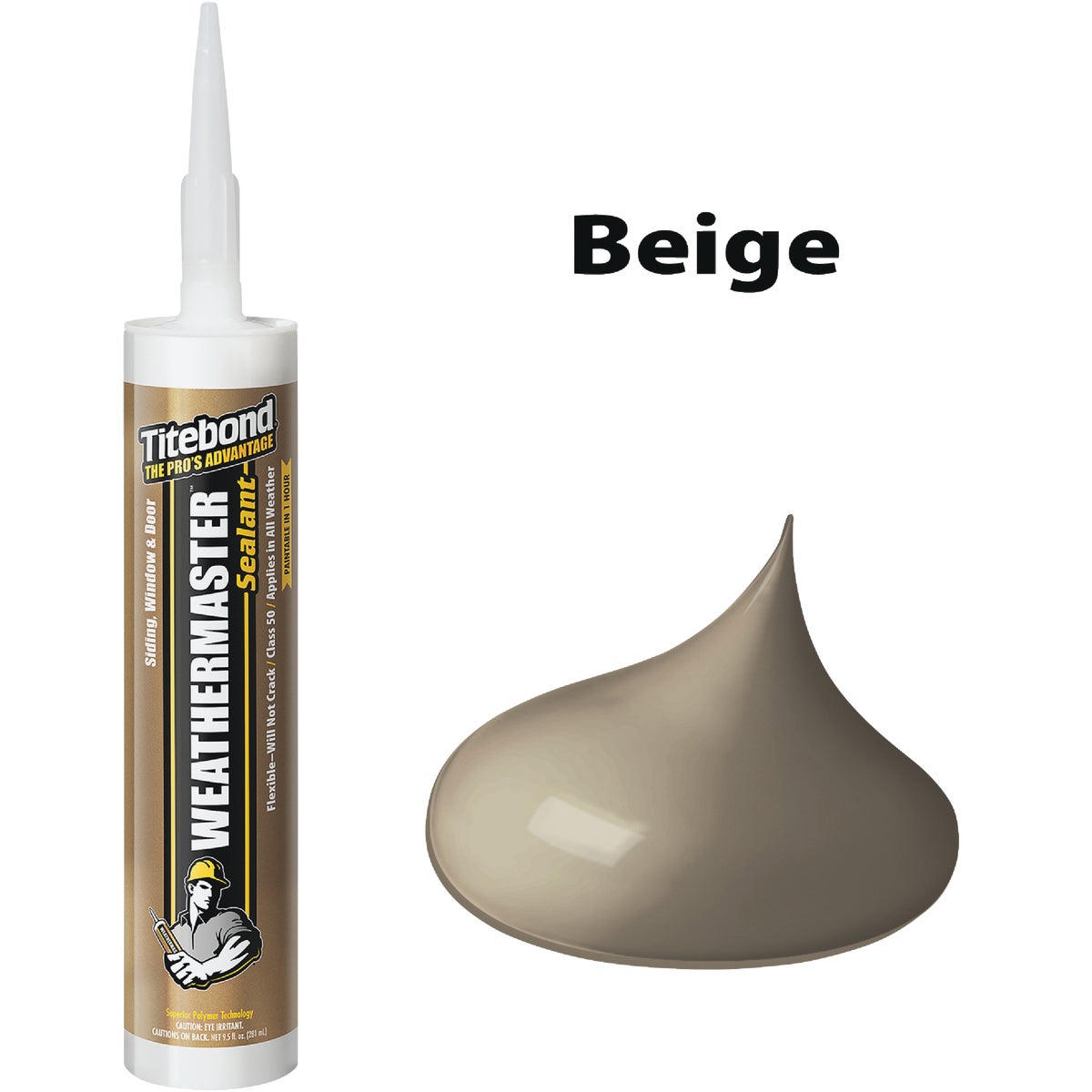 Titebond WeatherMaster 10 Oz. Polymer Sealant, 45751 Beige