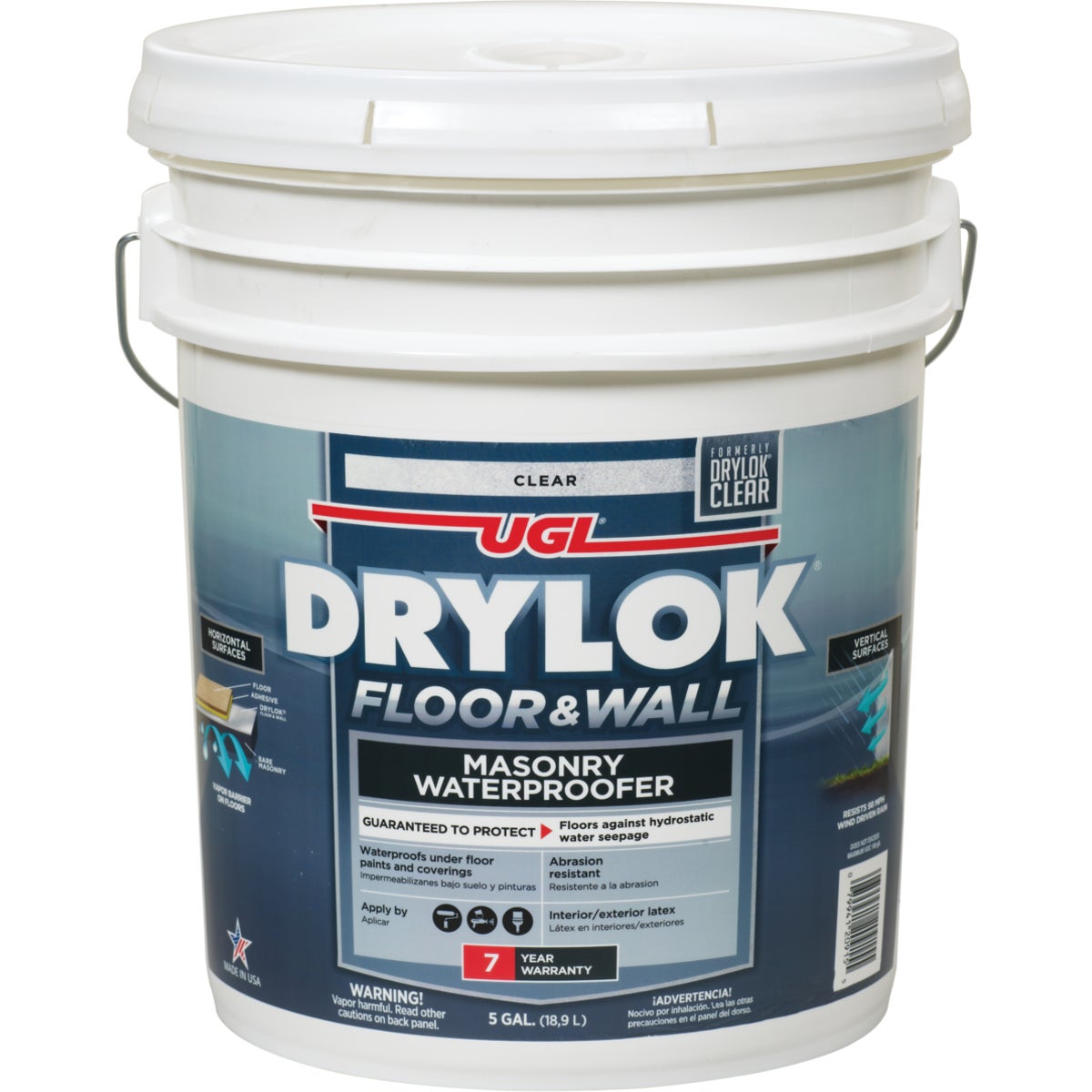 Drylok Clear Floor & Wall Masonry Waterproofer, 5 Gal.