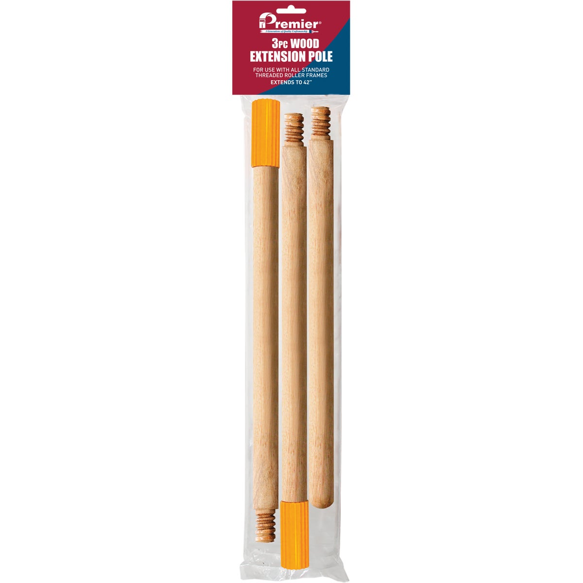 3PC WOOD EXTENSION POLE