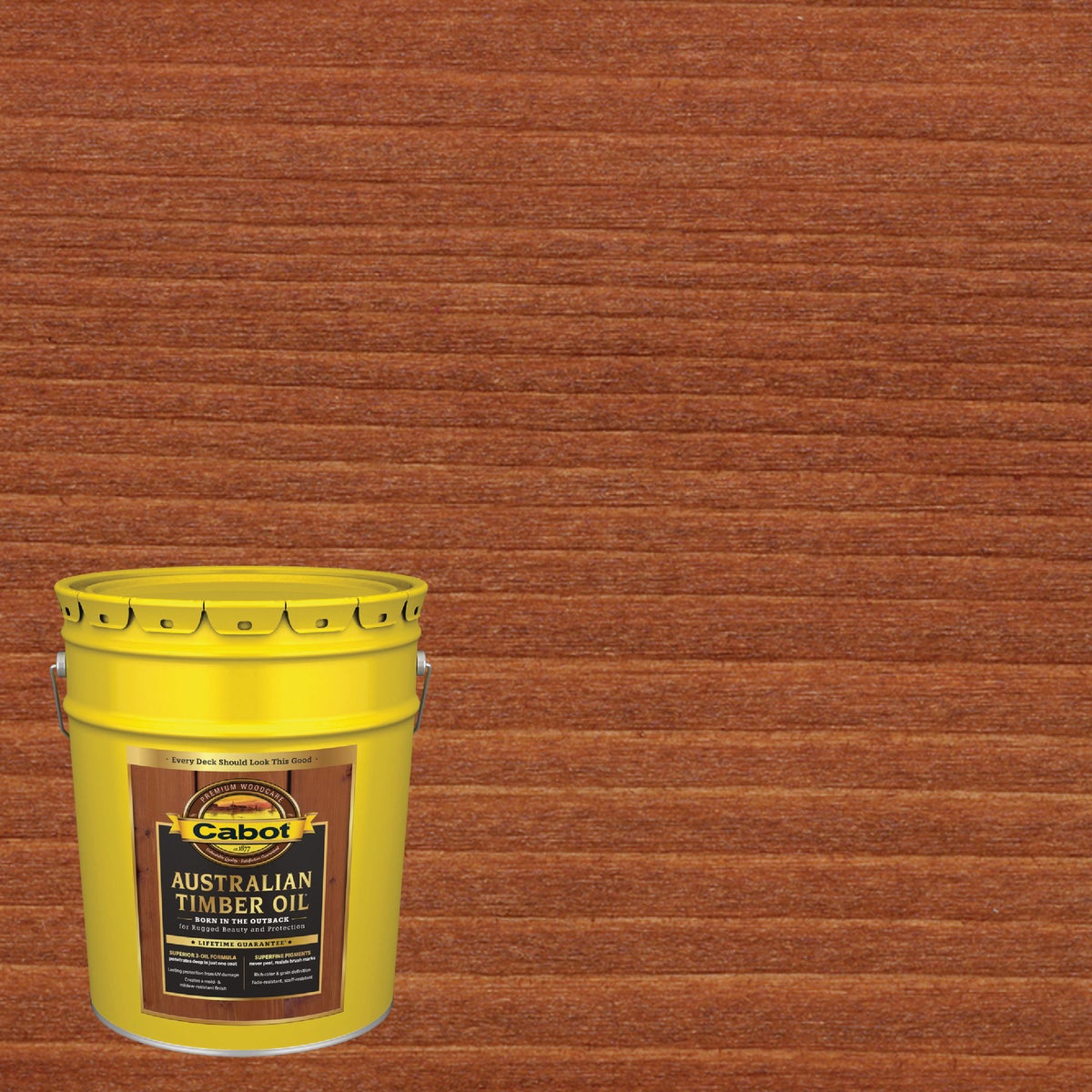Cabot Australian Timber Oil, Jarrah Brown, 5 Gal.