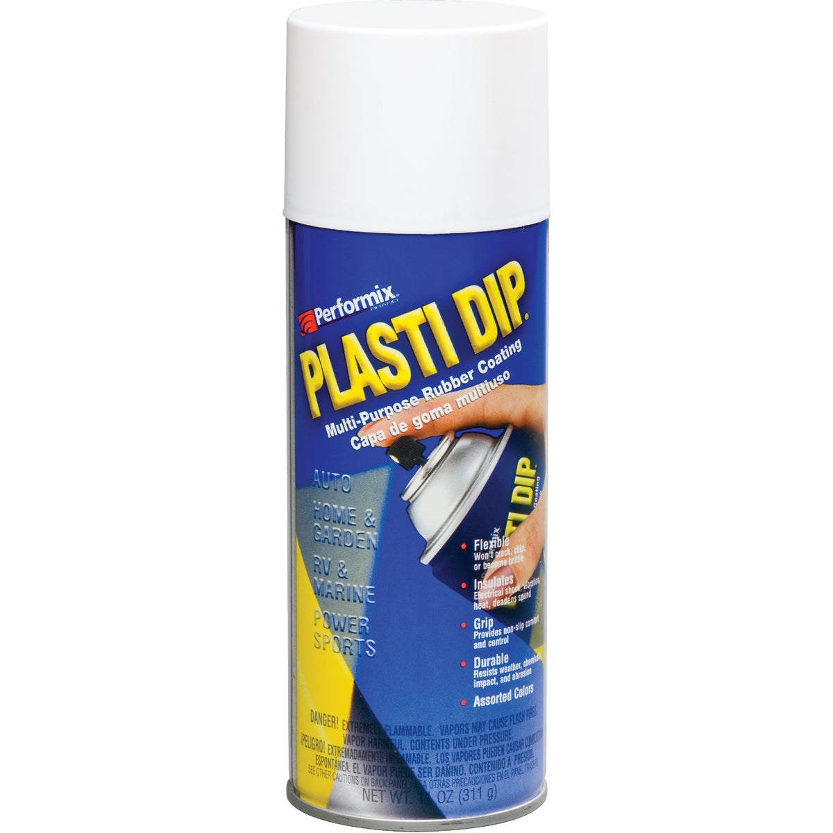 Performix Plasti Dip White 11 Oz. Aerosol Rubber Coating Rubber Coating Spray Paint