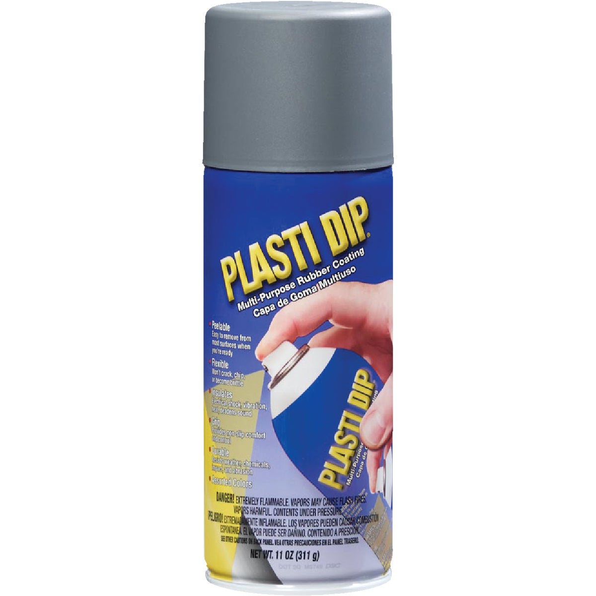 Performix Plasti Dip Gunmetal 11 Oz. Aerosol Rubber Coating Rubber Coating Spray Paint