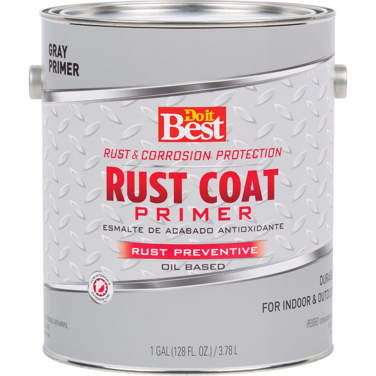 Do it Best Rust Coat Enamel Primer, Gray, 1 Gal.