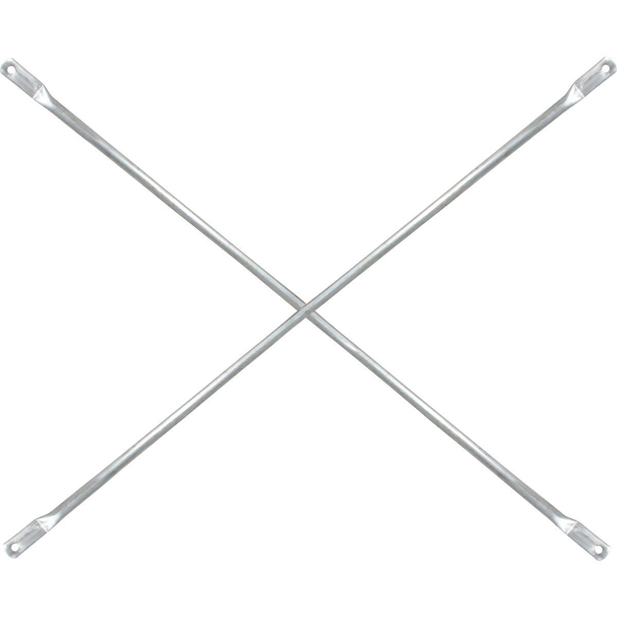 MetalTech 7 Ft. x 4 Ft. Galvanized Steel Scaffolding Cross Brace For Frames