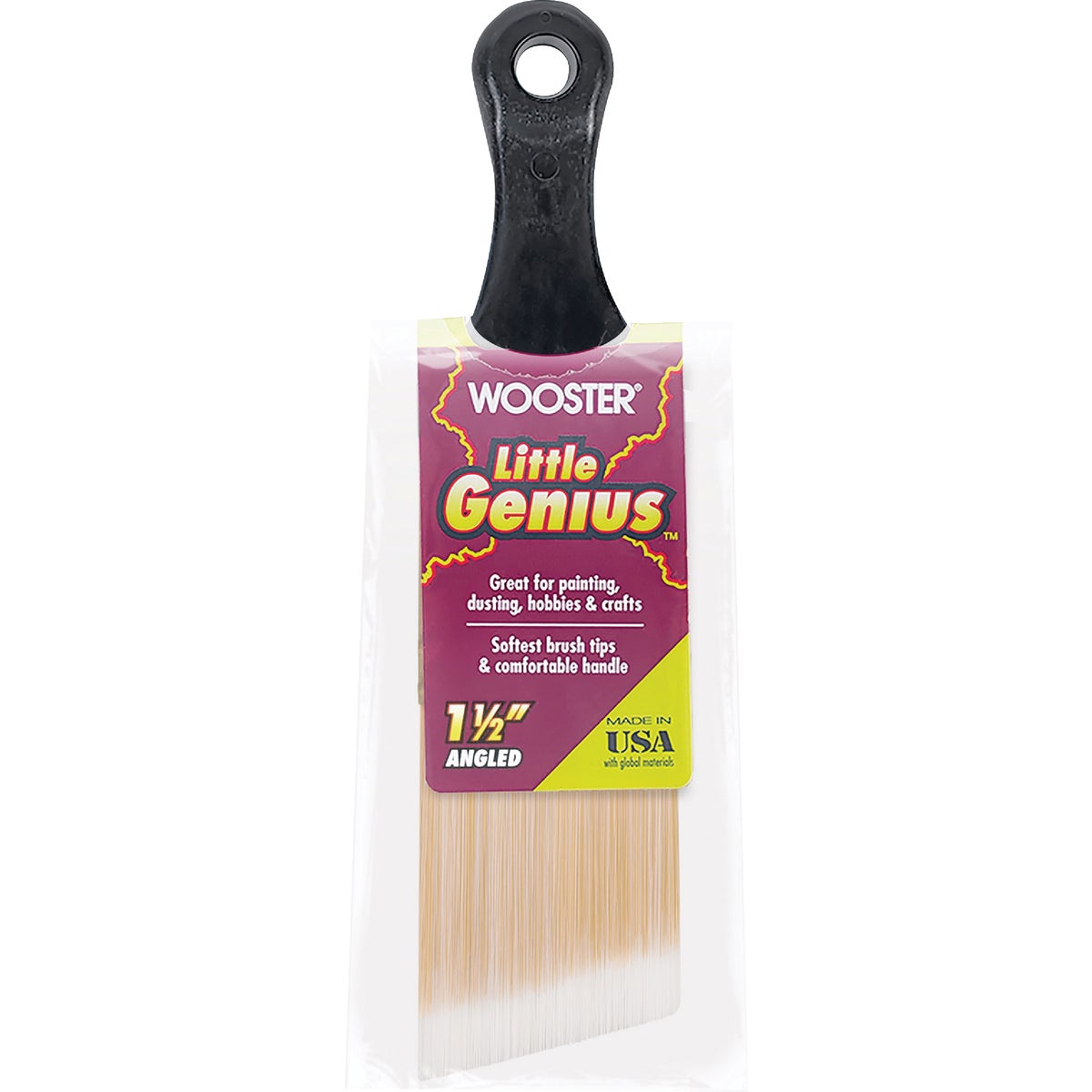Wooster Little Genius 1-1/2 In. Angle Sash Short Handle Paint Brush