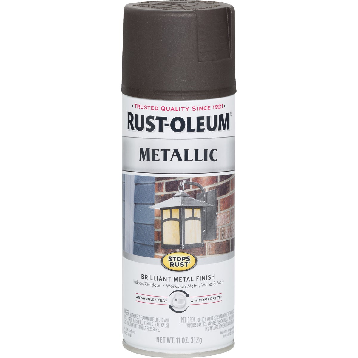 Rust-Oleum Stops Rust 11 Oz. Metallic Satin Spray Paint, Oil Rubbed Bronze