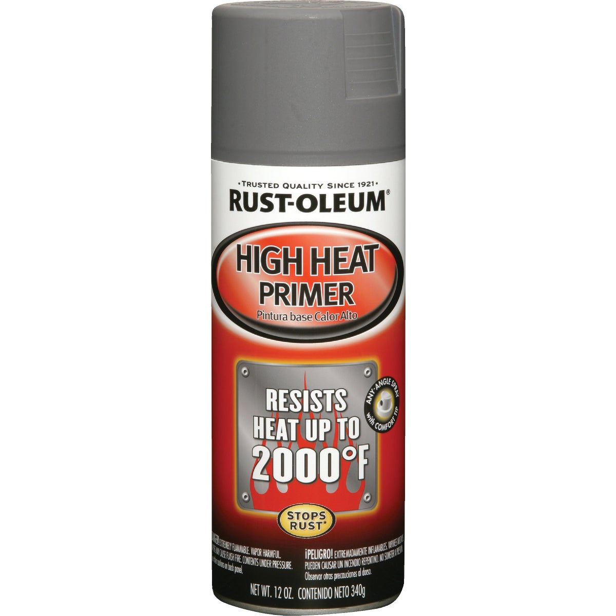 Rust-Oleum High Heat Gray 12 Oz. Spray Automotive Paint Primer